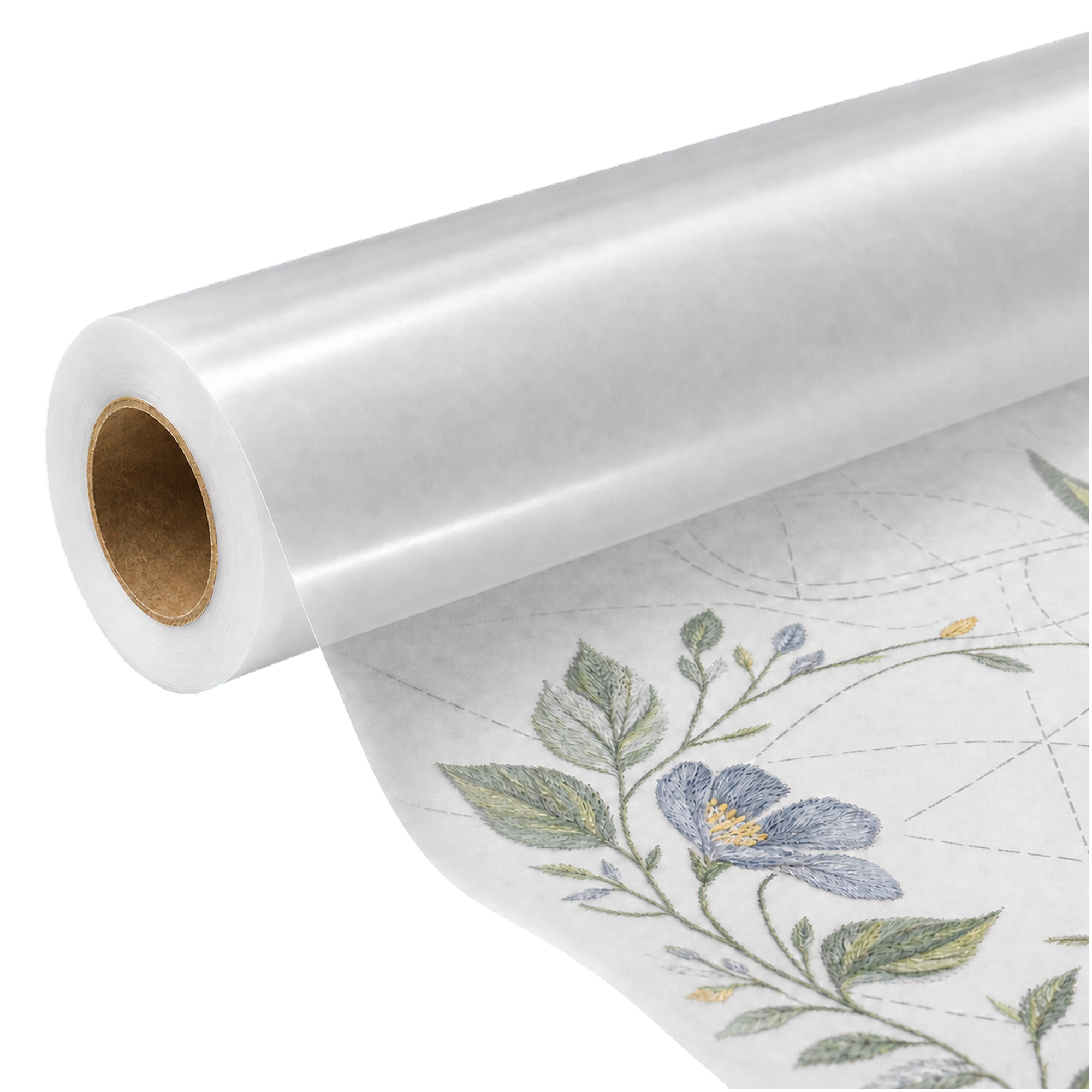 Dünne Hochtransparent-Schnittmusterfolie 20g/m² auf Rolle 
